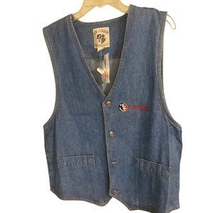 DENIM VEST FSU SPIRIT WEAR | SIZE L